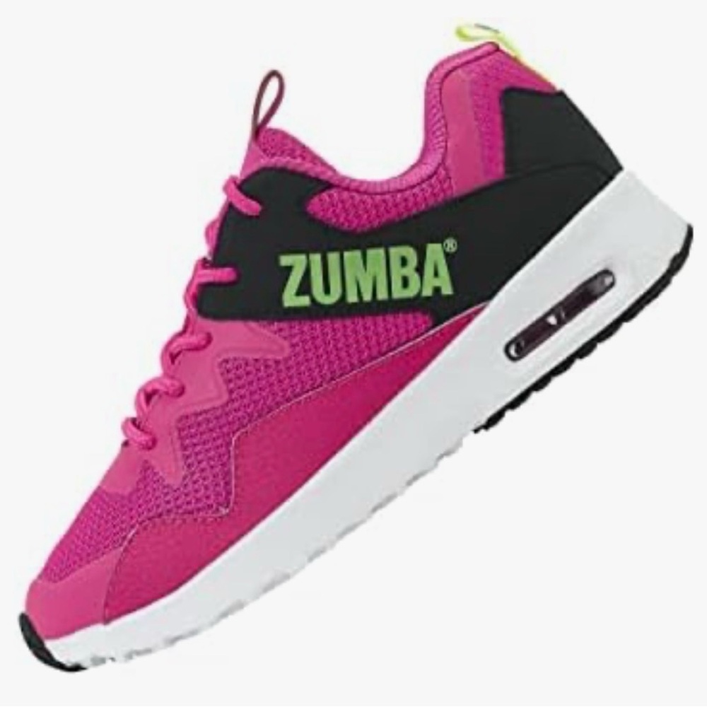 Women’s Zumba dance ready Air Classic sneakers in hot pink & black NWOB size 11